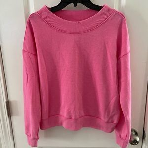 AE Distressed Crop Sweatshirt